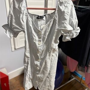 The Fifth Label Blue and White Striped Blouse